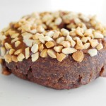Chocolate Frosted Peanut Chocolate Cake Chocolate Frosted Peanut Topped Chocolate Cake Donut
