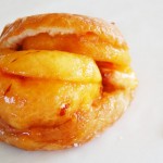 Fresh Peach Donut Fresh Peaches Stuffed in a Glazed Donut