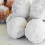 Powder Sugar Donut Holes (2) Powdered Sugar Coated Cake Donut Holes