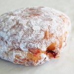 Raspberry Filled Powder Sugar (2) Real Raspberry Jelly Filled Donut