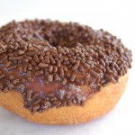 Sprinkle cake Chocolate Frosted Chocolate Sprinkle Cake Donuts