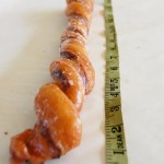 Tiger Tail (2) Glazed Twist with a Chocolate Strip