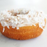 Vanilla Coconut Cake Vanilla Frosted Coconut Cake Donut